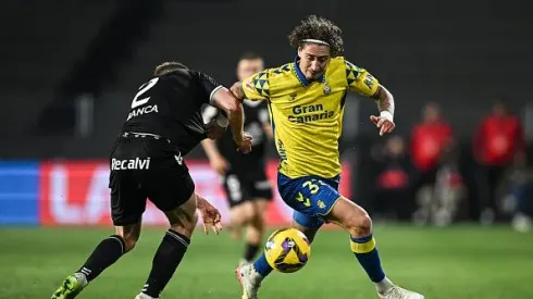Fábio Silva em ação pelo Las Palmas. Foto: Getty Images