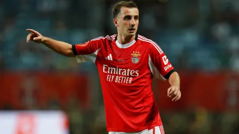 Kerem Akturkoglu em ação pelo Benfica. Foto: Getty Images