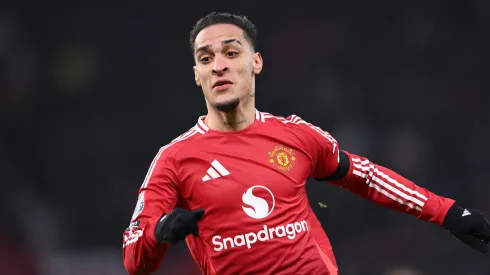 Antony, do Manchester United, interessa ao Benfica. Foto: Stu Forster/Getty Images