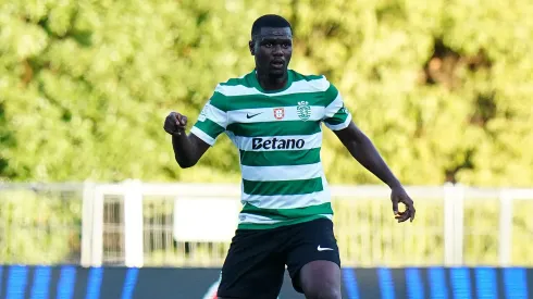 Diomande, do Sporting, em risco de falhar o FC Porto. Foto: Gualter Fatia/Getty Images