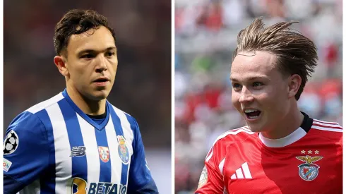 Pepê e Schjelderup na mira do Bolonha. Fotos: Getty Images