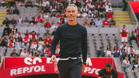 Carlos Vicens, treinador dos bracarenses. Foto: SC Braga