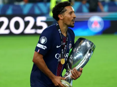 Capitão Marquinhos festeja triunfo e mais um título do PSG