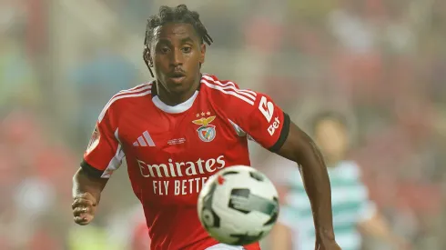 Leandro Barreiro, médio do Benfica. Foto: Gualter Fatia/Getty Images