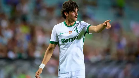 Francisco Trincão será um dos jogadores em foco no Sporting x Arouca. Foto: Getty