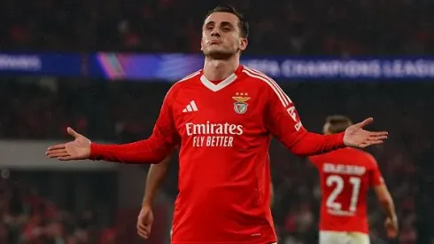 Kerem Akturkoglu pode sair do Benfica. Foto: Getty Images