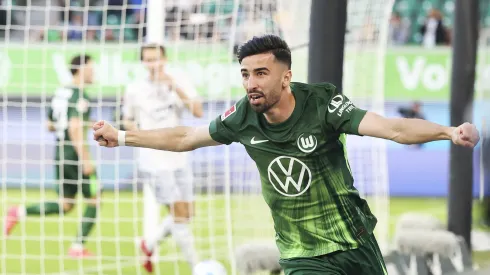 Mohamed Amoura, internacional argelino, é a grande estrela do ataque do Wolfsburgo.