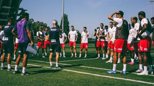 Os bracarenses encontram-se na preparação final para defrontar o Lincoln Red Imps. Foto: SC Braga