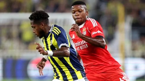 Fred em ação durante o jogo contra o Benfica. Foto: Fenerbahçe SK