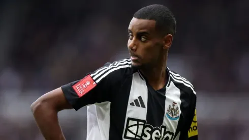 Alexander Isak está a treinar à parte em Newcastle. Foto: Getty Images