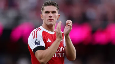 Viktor Gyokeres estreou-se a marcar pelo Arsenal. Foto: Getty