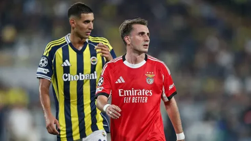 Kerem Akturkoglu, do Benfica, continua apontado ao Fenerbahçe. Foto: Getty Images