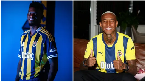 Nélson Semedo e Anderson Talisca, dois ex-jogadores do Benfica. Fotos: Fenerbahçe SK