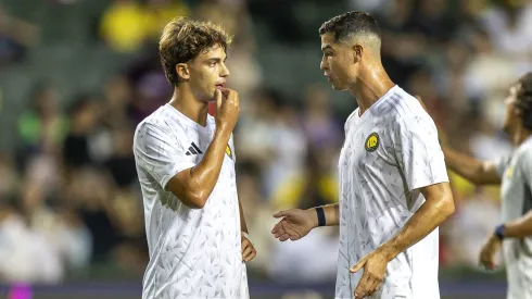 João Félix e Cristiano Ronaldo faturaram na vitória do Al-Nassr. Foto: Getty