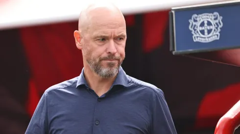 Erik ten Hag não é mais técnico do Bayer Leverkusen. Foto: Christof Koepsel/Getty Images