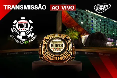 WSOP Brazil terá transmissão ao vivo e com cartas reveladas no SuperPoker