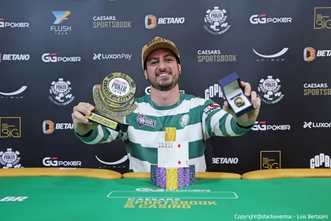 Marcelo Giordano crava 8-Game da WSOP Brazil e conquista primeiro anel