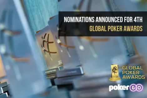 Global Poker Awards anuncia finalistas em 17 categorias para a quarta edição