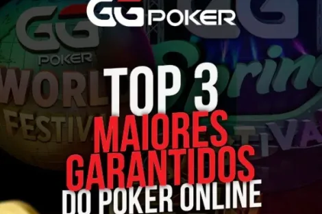 GGPoker domina top 3 maiores garantidos em séries de poker online