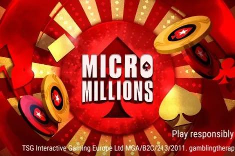 MicroMillions terá US$ 4 milhões garantidos com buy-ins acessíveis no PokerStars