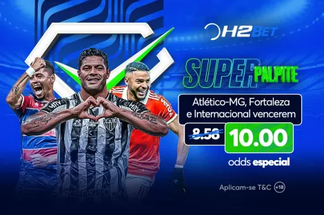 H2Bet lança promoção Super Palpite com odd 10 para a rodada do Brasileirão