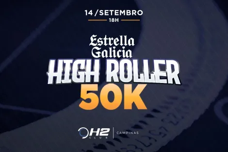 H2 Campinas realiza 2ª edição do High Roller Estrella Galícia com R$ 50K garantidos