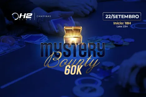 H2 Club Campinas realiza mais um Mystery Bounty com 60K garantidos