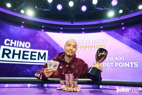 Chino Rheem crava Evento #4 em primeira vitória no Poker Masters
