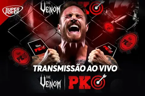 The Venom PKO terá mesa final transmitida ao vivo pelo SuperPoker nesta quarta