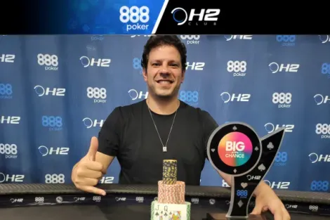 Caio Mansur vence o Big Chance 200K do 888poker Fest
