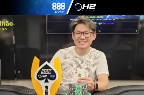 Roberto Hiroshi é campeão do Second Chance 50K do 888poker Fest
