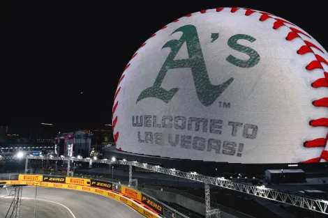 Las Vegas é confirmada como nova casa do Athletics, time de beisebol