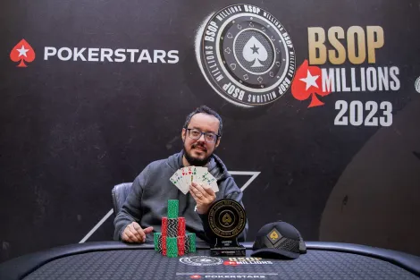 Geraldo Cesar conquista o bi no 8-Game do BSOP Millions: “Queridinho”