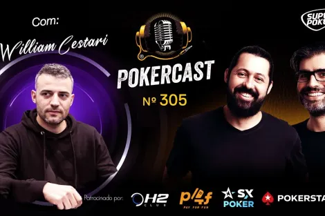 William Cestari, campeão brasileiro de 2023, está no Pokercast 305