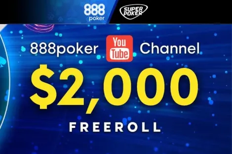 Freeroll de US$ 2 mil garantidos abre o mês de março no 888poker; confira