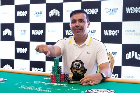 José Carlos Barbosa crava 6-handed Challenger da WSOP Brazil e fatura primeiro anel