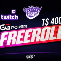 Freeroll SuperPoker anima GGPoker com T$ 400 garantidos e transmissão ao vivo