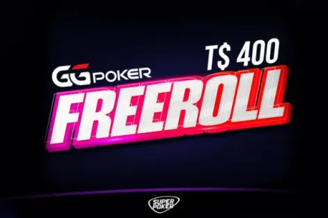 Freeroll SuperPoker com T$ 400 em disputa é destaque no GGPoker nesta quarta