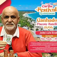 João Scalli leva pacote do Caribe Festival PPPoker; próximo satélite é nesta sexta