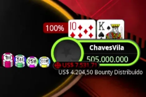"ChavesVila" fatura o título do Sunday Million com bad beat na mão final