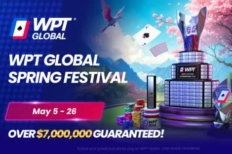 Spring Festival do WPT Global tem rakeback de 100% e US$ 7 milhões em prêmios