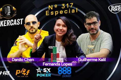 Episódio especial do Pokercast recebe Fê Lopes e Danilo Chen; confira