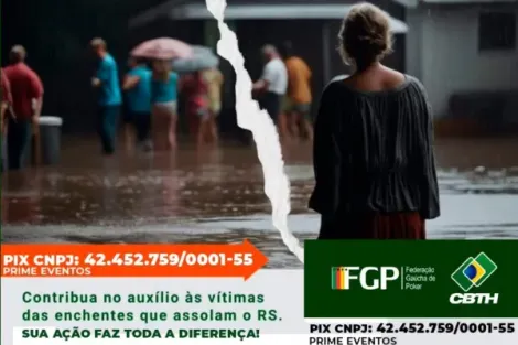 Federação Gaúcha de Poker mobiliza ação solidária para o Rio Grande do Sul; ajude