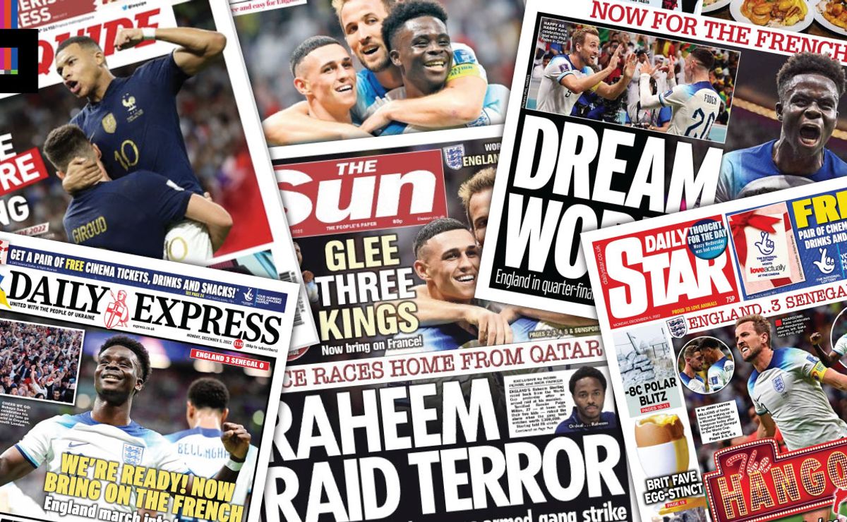 God save notre king: Today's front covers from England and France - World  Soccer Talk