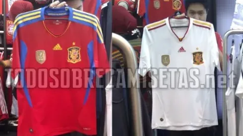 Photos of Spain Home and Away Jerseys Leaked