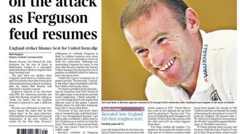 Man United's Wayne Rooney Reignites Fergie Feud, Blaming The Scot for His Poor Form Last Season: Nightly Soccer Report