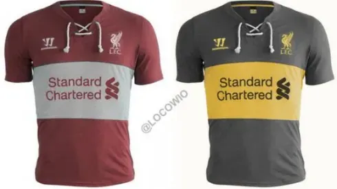 Fake Liverpool Home And Away Shirts For The 2014/15 Season