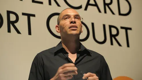 Garth Crooks OBE and five footballing legends debate, Which league has made the greatest contribution to the European Cup and UEFA Champions League. (Picture Shows Stan Collymore)