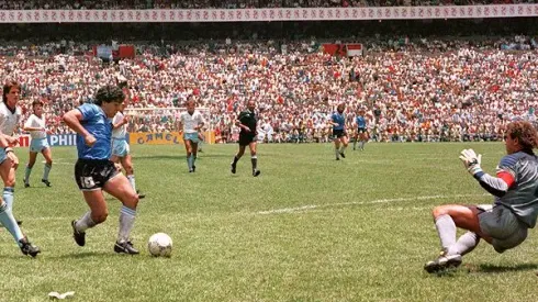 Goal of the century scored by Diego Maradona in 1986 World Cup
