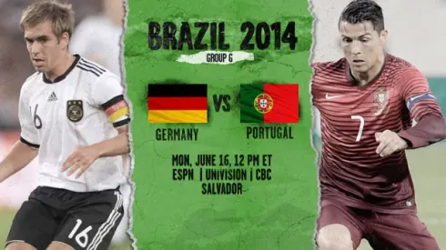 Germany vs Portugal, Starting Lineups and World Cup Open Thread